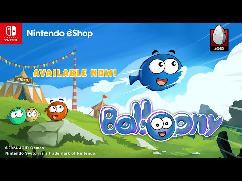 Balloony for Nintendo Switch - Official Launch Trailer thumbnail