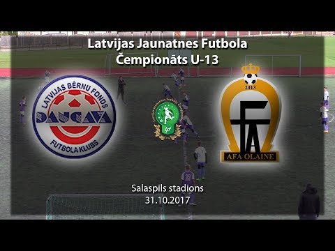 U-13 LBF JFK DAUGAVA - AFA OLAINE (Latvijas Jaunatnes Čempionāts)