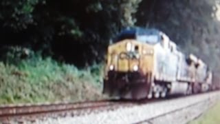 preview picture of video 'CSX 149 & 246 Eastbound Old Main Line through Ellicott City, Maryland'