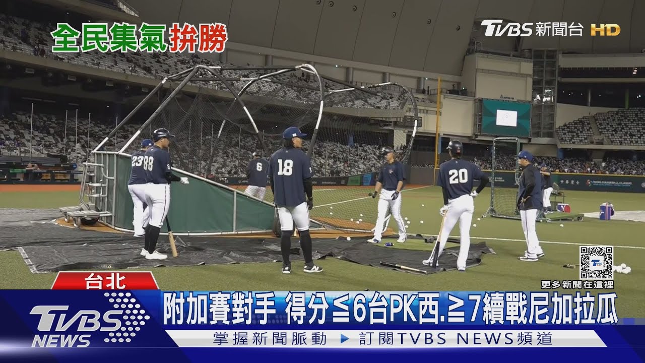 WBC資格賽/ 台拚2連勝！　若贏尼加拉瓜「台、西、尼」比失分率