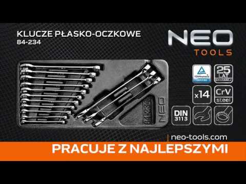 Irankių rinkinys NEO 6-19mm 14szt. (84-234) video