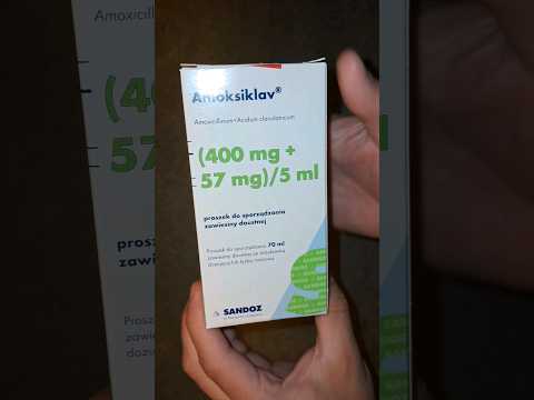 Amoksiklav (400 mg + 57 mg)/5 ml, proszek 15 zł #apteka 05/2024