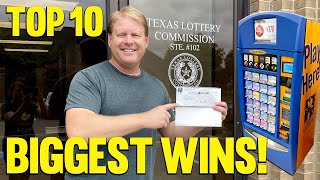 💰 My TOP 10 BIGGEST WINS of 2021 🔴 TEXAS LOTTERY Scratch Offs