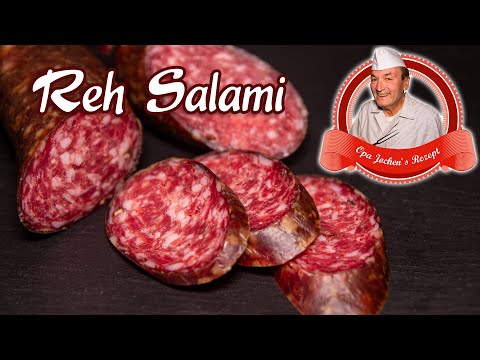 Salami vom Reh selber machen - Rohwurst selber herstellen - Opa Jochens Rezept