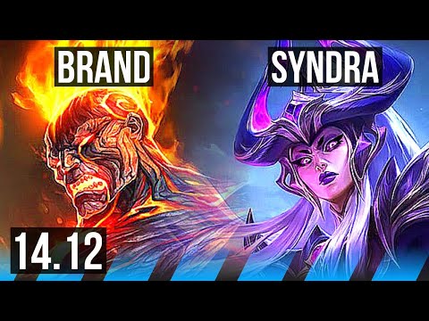 BRAND vs SYNDRA (MID) | 7/2/5, 500+ games | NA Master | 14.12