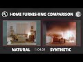 UL FSRI Home Furnishings Comparison (Natural vs. Synthetic)