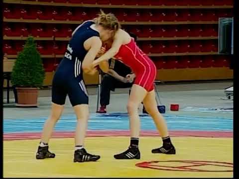 48 kg. Denes Mercedesz (HUN) vs Katrin Henke (GER)3-5 place, European Yunior Champ.2013 Skopje