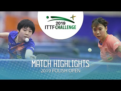 Kuai Man vs Qi Fei | 2019 ITTF Polish Open Highlights (U21-Final)