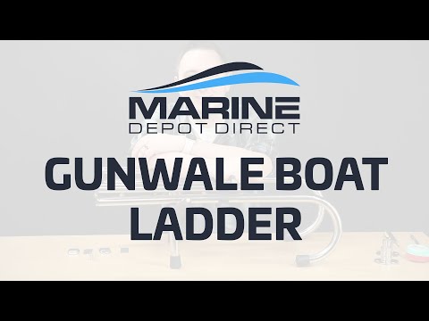 All About the Gunwale Boat Ladder | White Water Marine Hardware B00365