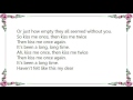 Brook Benton - It's Been a Long Long Time Lyrics
