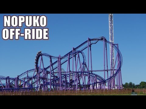 Off-ride footage of a Nopuko Air Coaster train