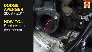 How to Replace the thermostat on the Dodge Avenger 2008 - 2014