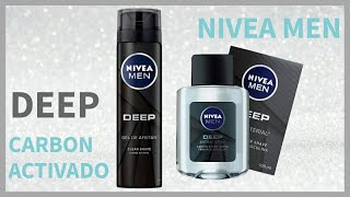 Shaving Foam y Loción After Shave de NIVEA MEN DEEP