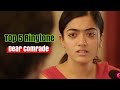 Top 5 Dear Comrade Love Bgm S All Dear Comrade Lovey Ringtones Rashmika Mandana V Devarkonda