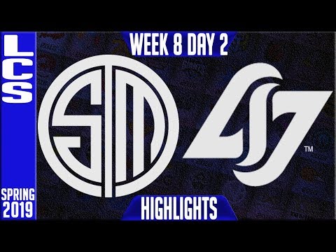 TSM vs CLG Highlights | LCS Spring 2019 Week 8 Day 2 | Team Solomid vs Counter Logic Gaming
