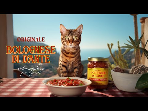 Dante's Bolognese - Cat Food Commercial (AI Powered)