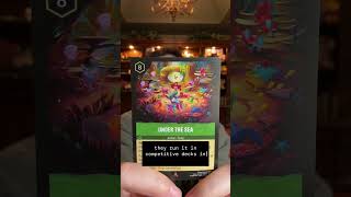 ⚠️DISCLAIMER: Don’t find yourself “Under the Sea” in an 💚 Emerald ink type matchup! #lorcanatcg