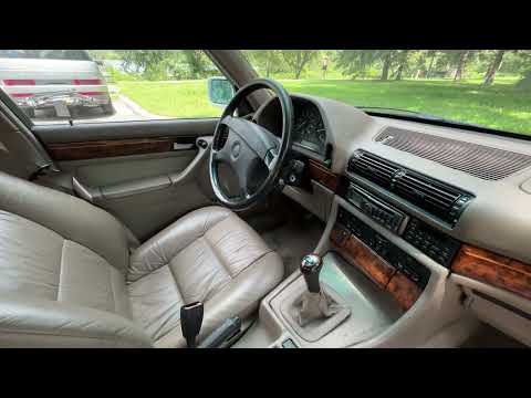 Thumbnail for Bmw e32 740iL 6 speed manual POV and Walkaround