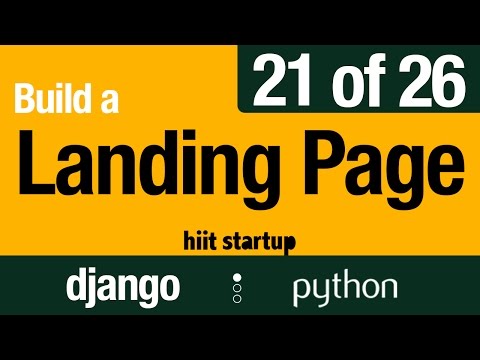 21 of 26 | Unique Slugs for Live Pages | Hiit Startup | Django Tutorial