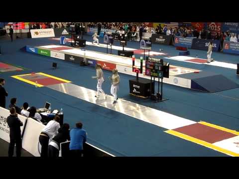 15.03.29 T16 LIMBACH Anna(GER) vs GREGORIO Rossella(ITA) - 2015 Seoul Fencing WS Grand Prix