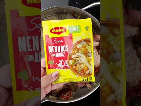 Arroz aguado con menudos
Arroz aguado con menudos