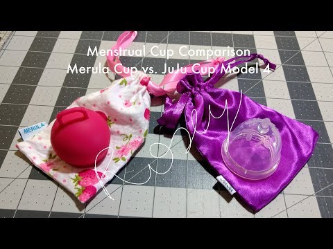 JuJu Cup Model 4 vs. Merula Cup (Menstrual Cup Comparison)