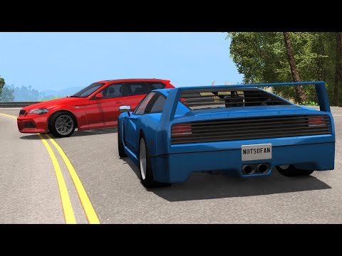 Crossroad Car Crashes Compilation #19 - BeamNG Drive