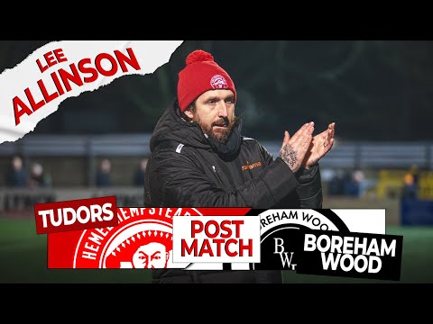 POST MATCH REACTION | Lee Allinson | Hemel Hempstead Town 3-4 Boreham Wood
