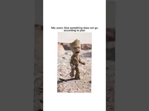 Cute angry groot ❤️ #groot #marvel #shorts #viral