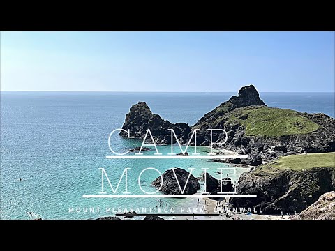 FAMILY CAMP MOVIE Mount Pleasant Eco Park, Cornwall, UK  August 2021 イギリスでキャンプ