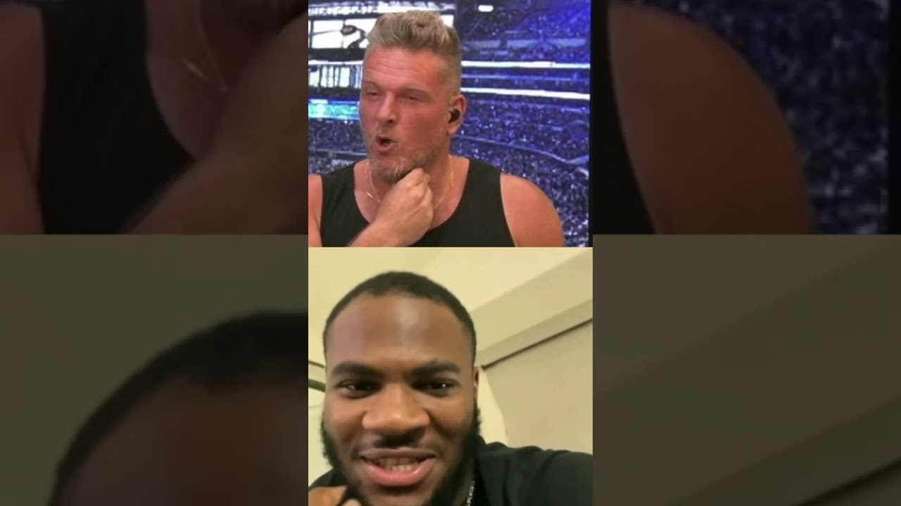 Pat McAfee wants Micah Parsons to wear what kind of contacts to intimidate his opponents? 🐍😂 #shorts