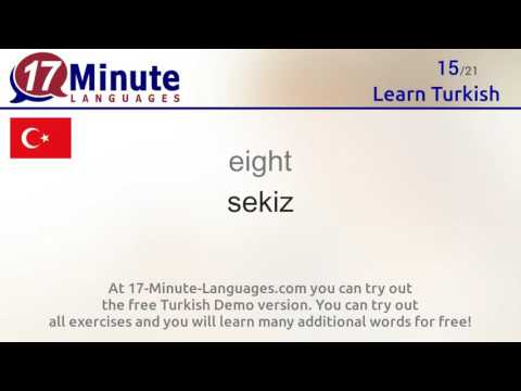 Learn Turkish (free language course video)