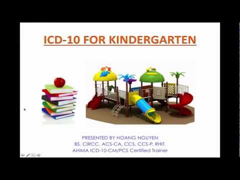 ICD-10 for kindergarten - Lesson 1