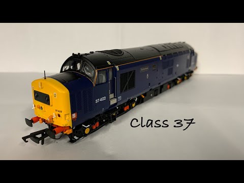 Opening the new DRS plain blue class 37 - 37422 - by Accurascale with DCC sound