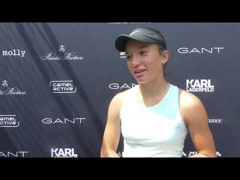 Kristýna Tomajková po výhře ve druhém kole kvalifikace Mácha Lake Open 2020