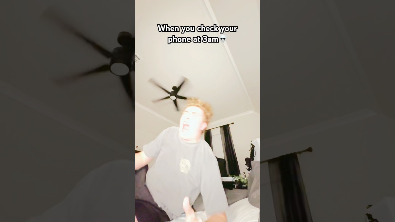 When you check your phone at 3am💀 #shorts #funny #relatable