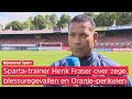 Sparta-trainer Henk Fraser verwacht snel duidelijkheid over Oranje