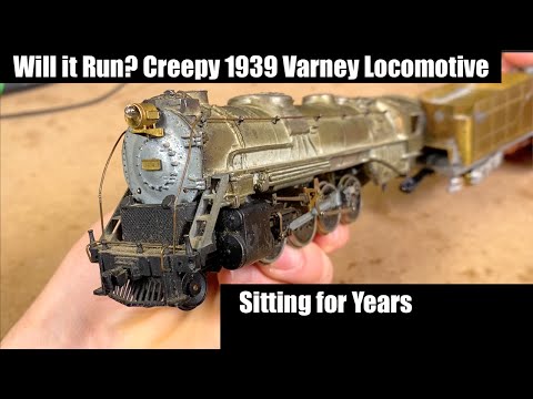 Will it Run? Creepy 1939 Varney HO Steam Locomotive - Sitting for Decades
