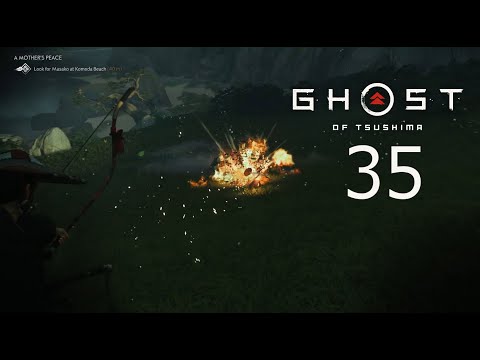 Ghost of Tsushima Playthrough pt35 - Unlock Sticky Bomb and A Mother's Peace Shadow Samurai