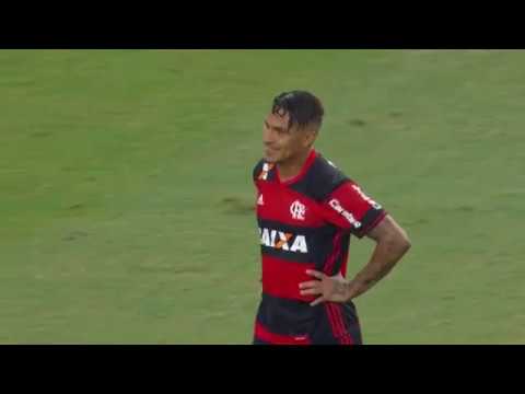 Belo passe para jogada a finalização do Guerrero (30/04/2017)