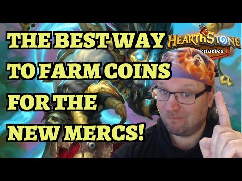 The BEST Way to Farm Coins to Max Your New Darkmoon Mercs! (Hearthstone Mercenaries Patch 24.4)