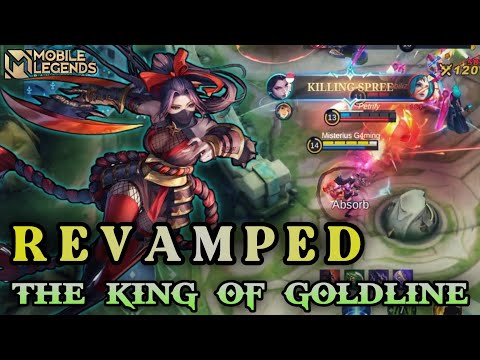 Hanabi Final Revamped Gameplay athe King Of Goldline (Misterius Gaming) - Mobile Legends Bang-bang