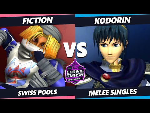 Ludwig Invitational - Fiction (Sheik) Vs. Kodorin (Marth) SSBM Melee Tournament