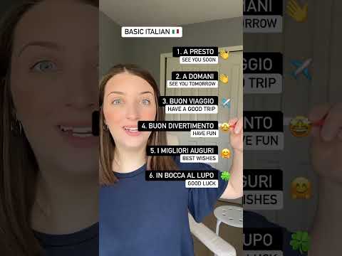 Basic Italian #learnitalian #italianlanguage #italy