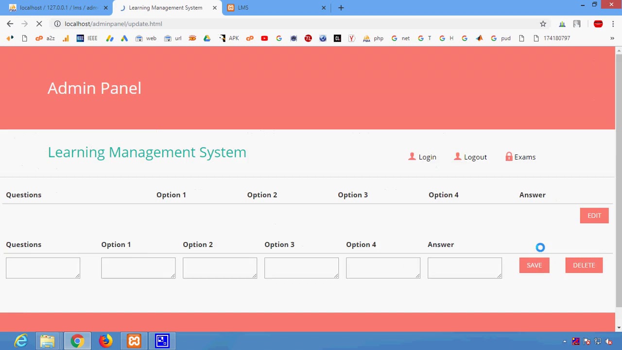 Meal Management system in PHP