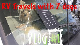 preview picture of video 'RV Vlog 1 • Camping in Lockwood Cali hills • 7 Yorkies in RV cross country trip • Our 1st stop'