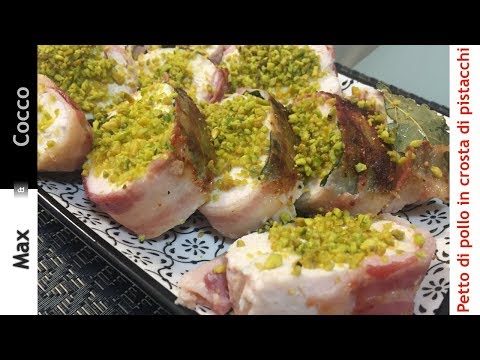 Arrosto di POLLO in CROSTA di PISTACCHI - Un'idea diversa dal solito per il NATALE