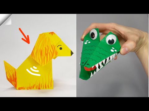 Fun and easy paper game 6 moving paper toys