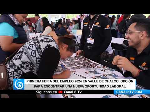 Video: Primera feria del empleo 2024 en Valle de Chalco, opción para encontrar una oportunidad laboral