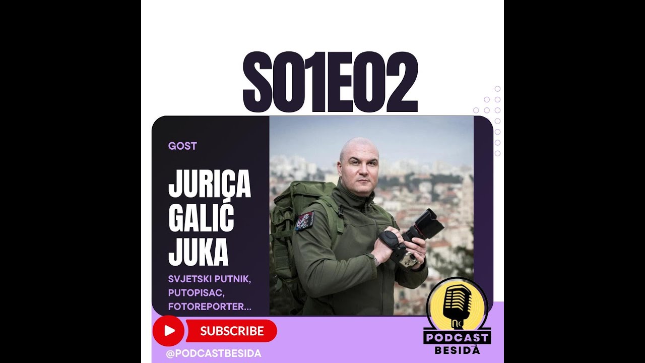 Podcast Besida #2 / Jurica Galić - Juka: “Sve što radim, radim od srca.”